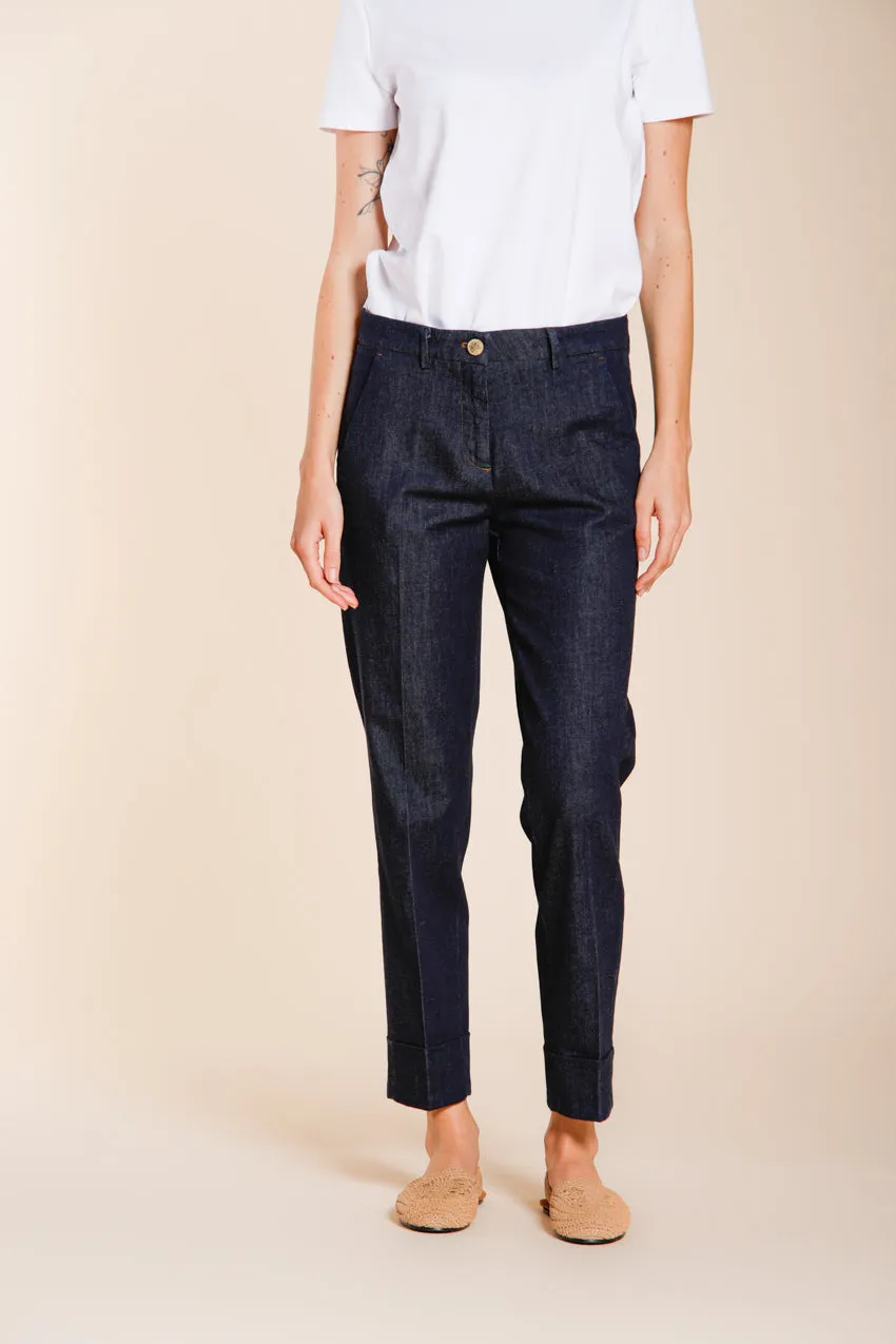 Mason's New York Carrot denimbukser navyblå stretch