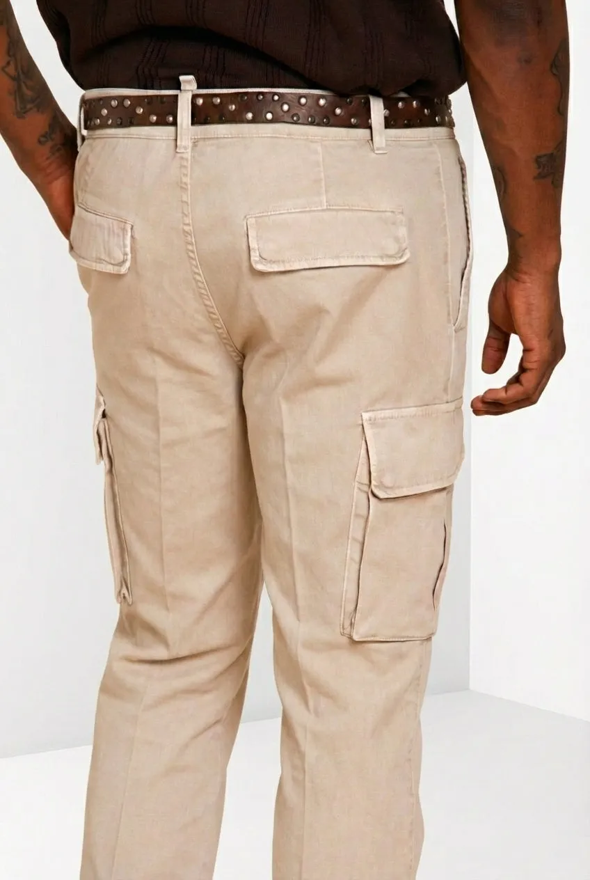 Mason's Chile cargobukser extra slim lysebeige