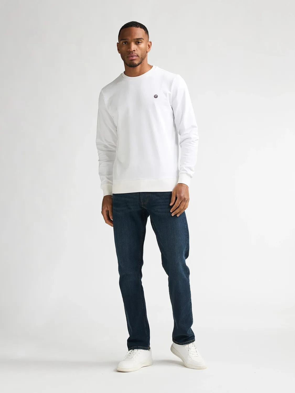 Petrol Industries Seaviewpark sweater med brystlogo