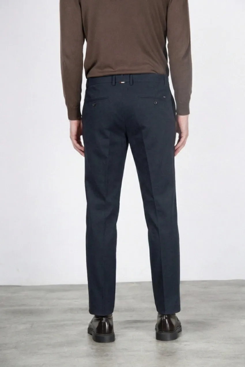 Mason's Paris chinos mørkeblå stretch carrot fit