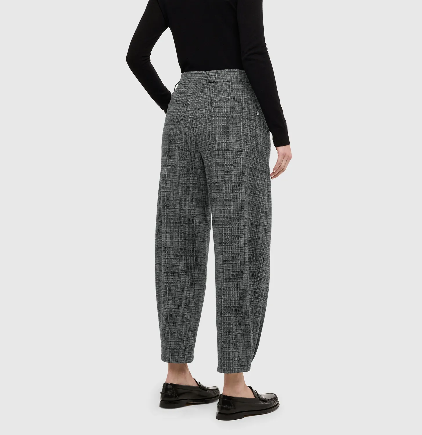 MAC Tilda 3479-00-0114 jerseybukser grå relaxed fit