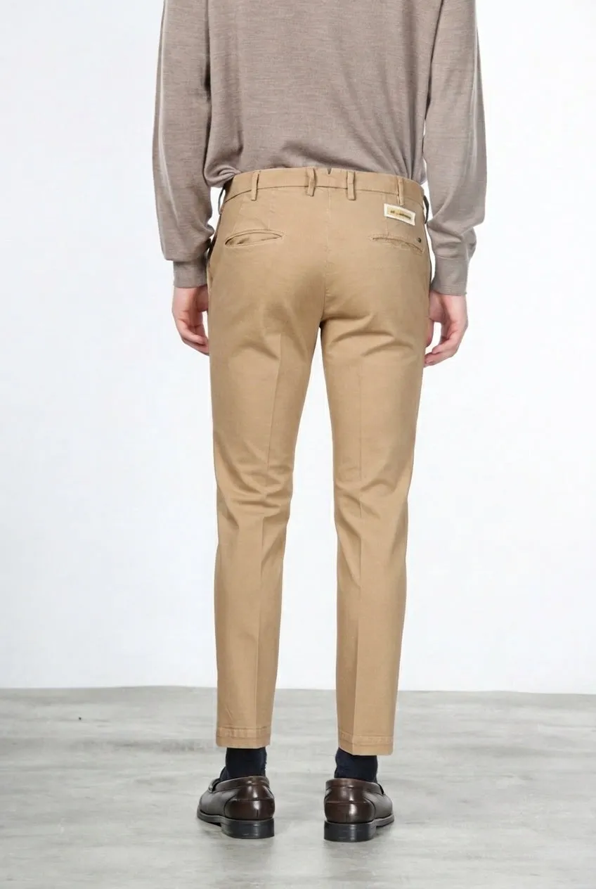 Mason's New York chinobukser mørkebeige uld regular fit