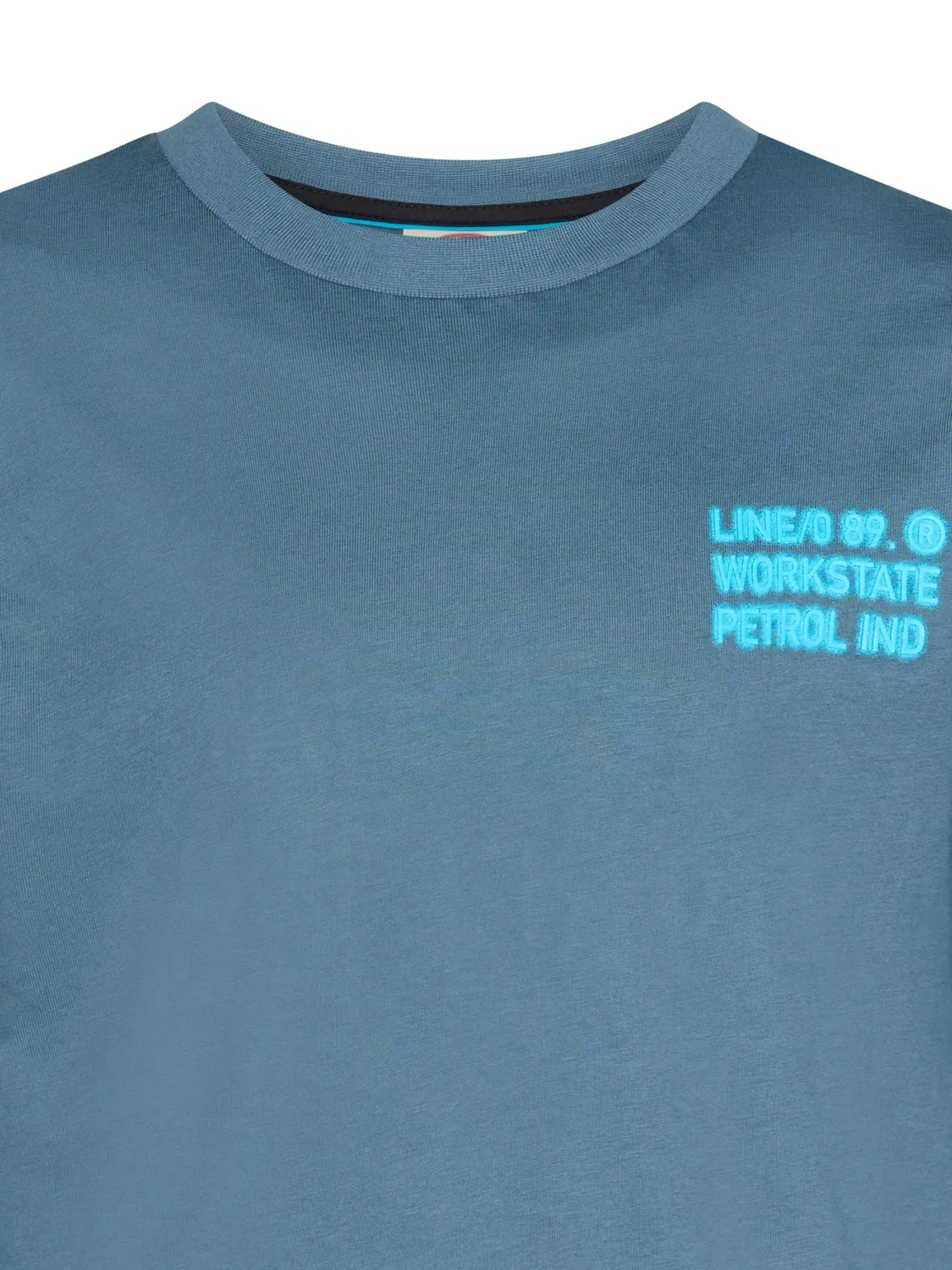 Petrol Industries Ironlake langærmet t-shirt Storm Blue bomuld