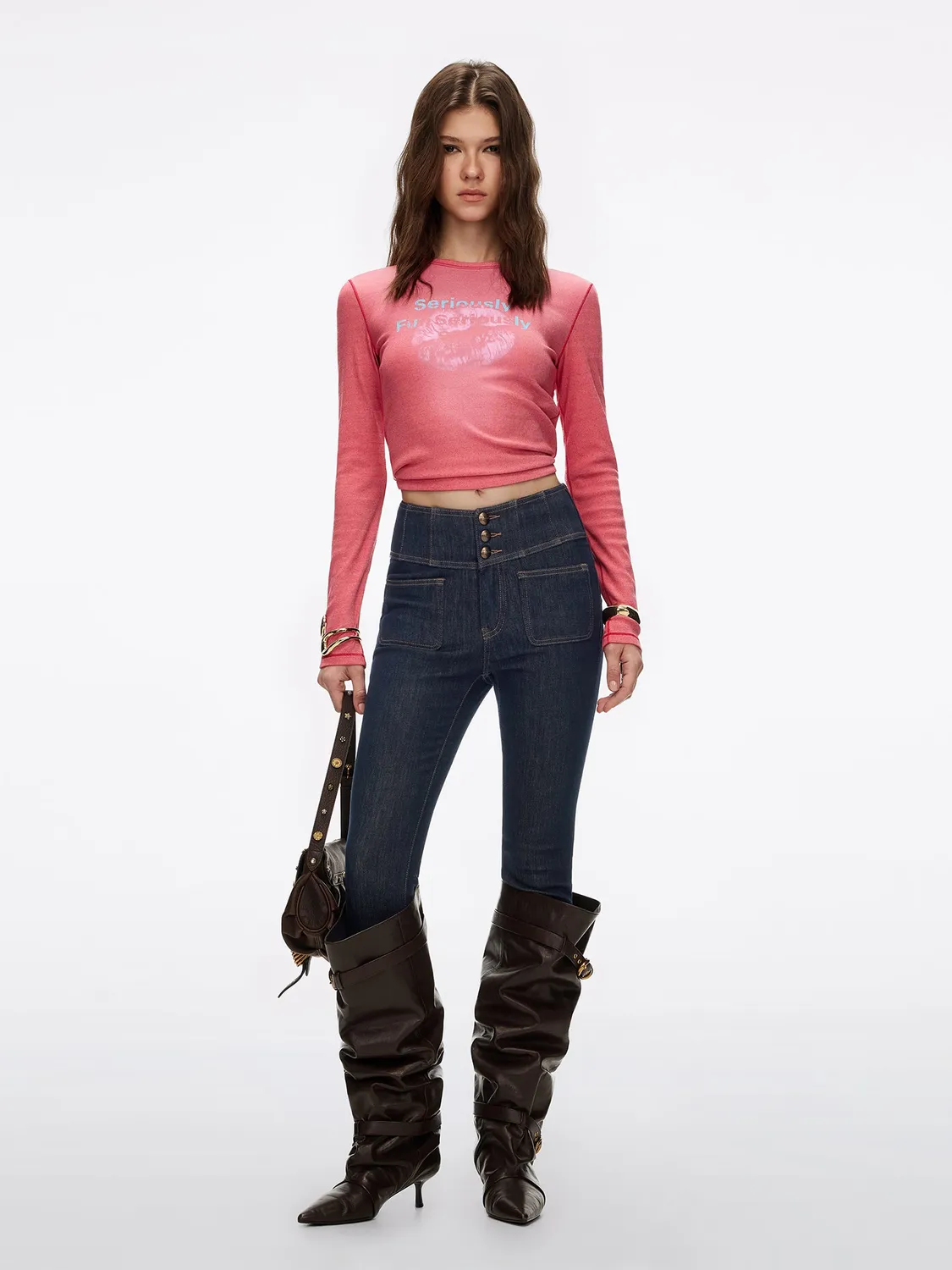 Miss Sixty Glenda Plus 5 skinny jeans mørkeblå
