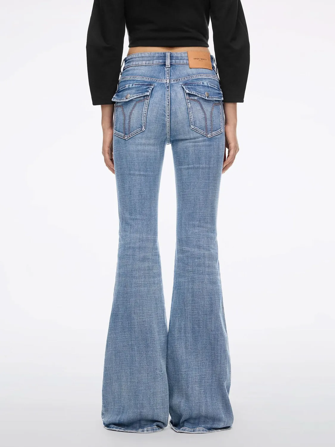 Miss Sixty 6M3JJ2451AF20 flare jeans lyseblå stretch 30"