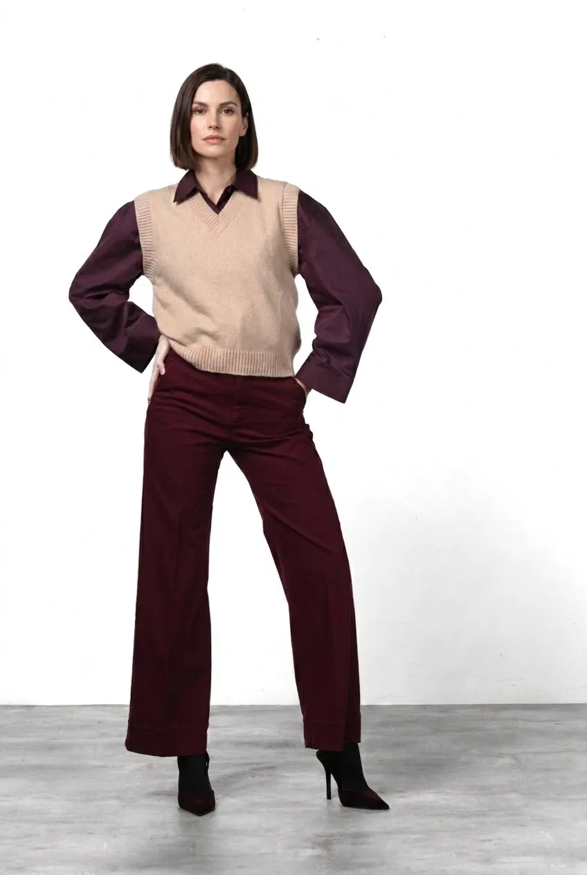 Mason's New York Studio chino bukser straight bordeaux