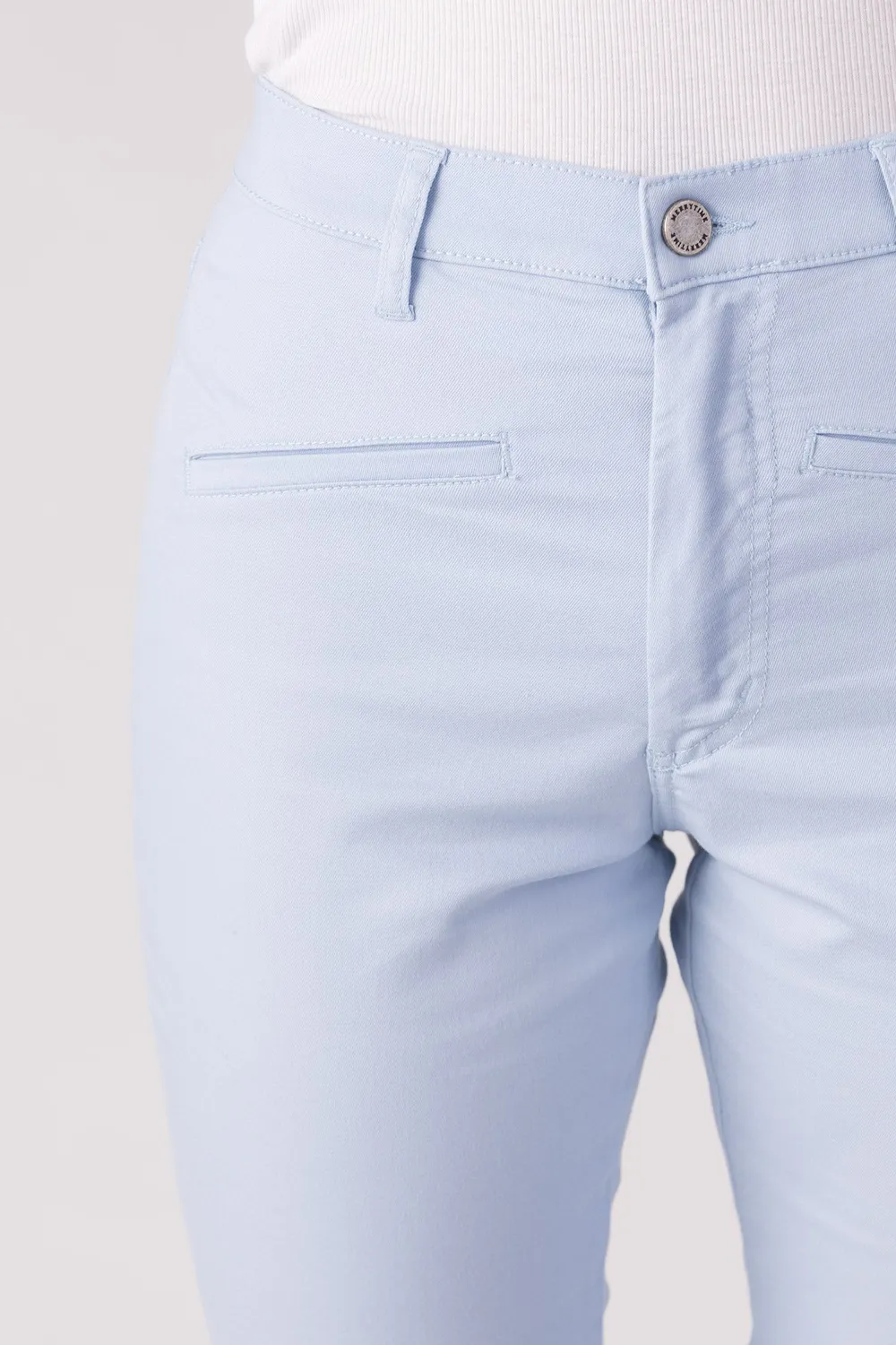 Merrytime 15635-430-21 Super Slim capri jeans lyseblå
