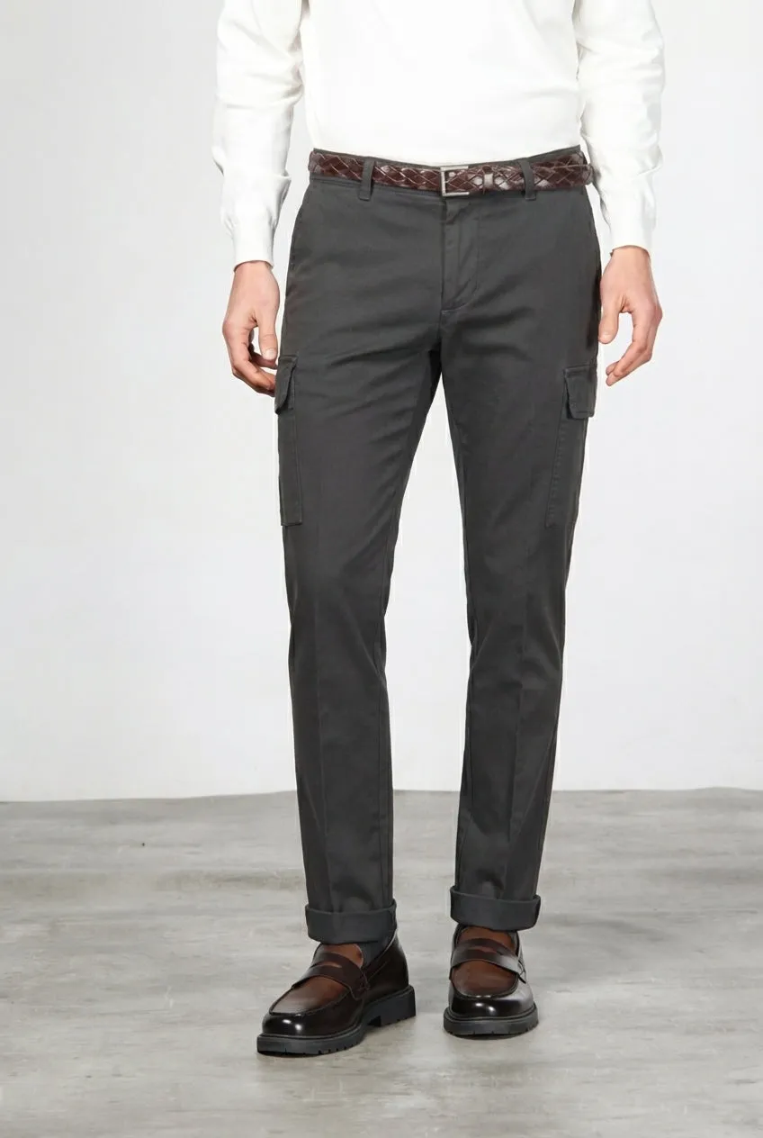 Mason's Chile Regular cargo bukser lysebrun stretch