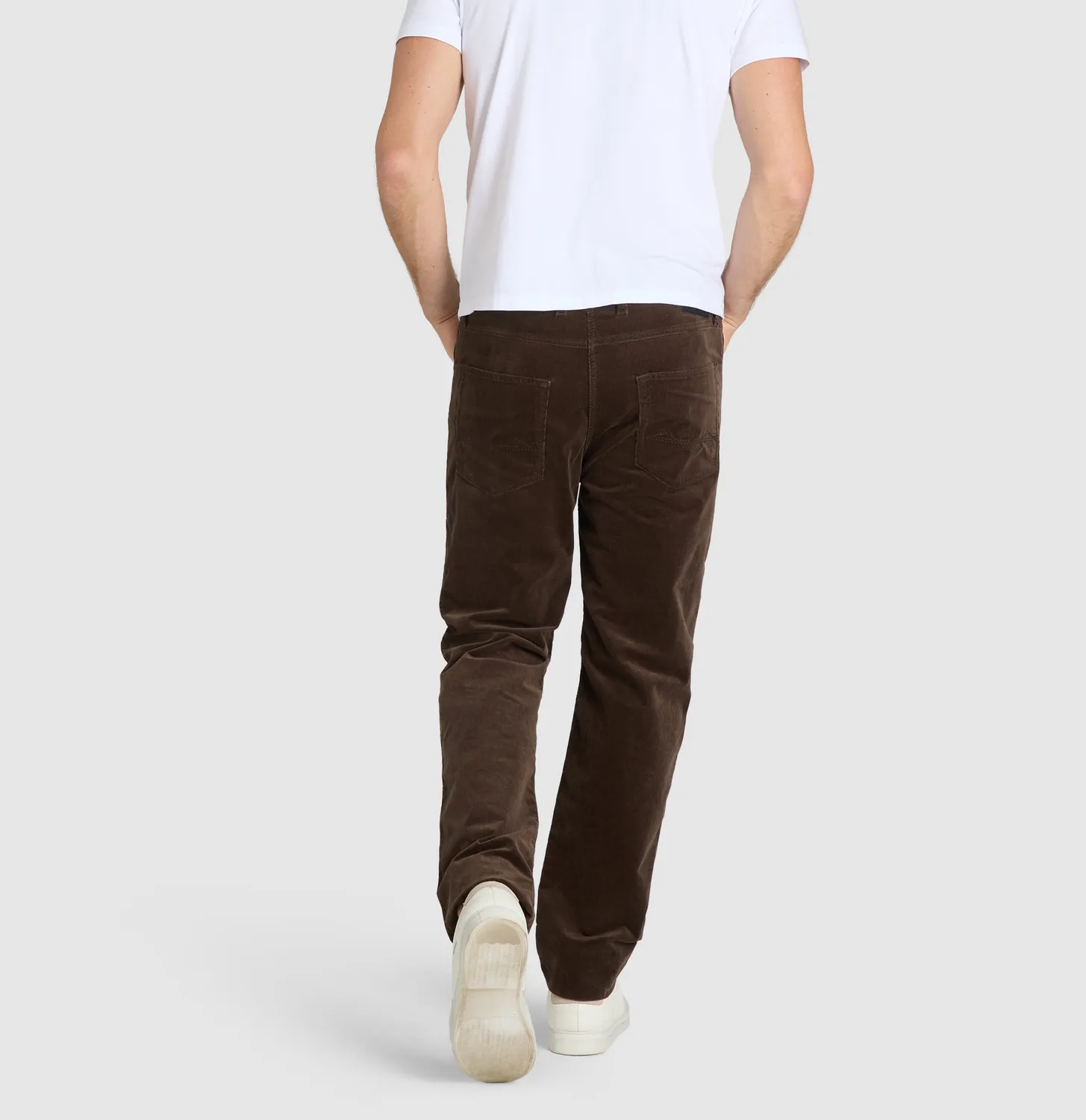 MAC Arne fløjlsbukser brun modern fit