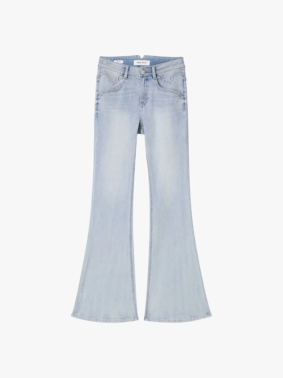 Miss Sixty Everyday Bella flare jeans lyseblå stretch