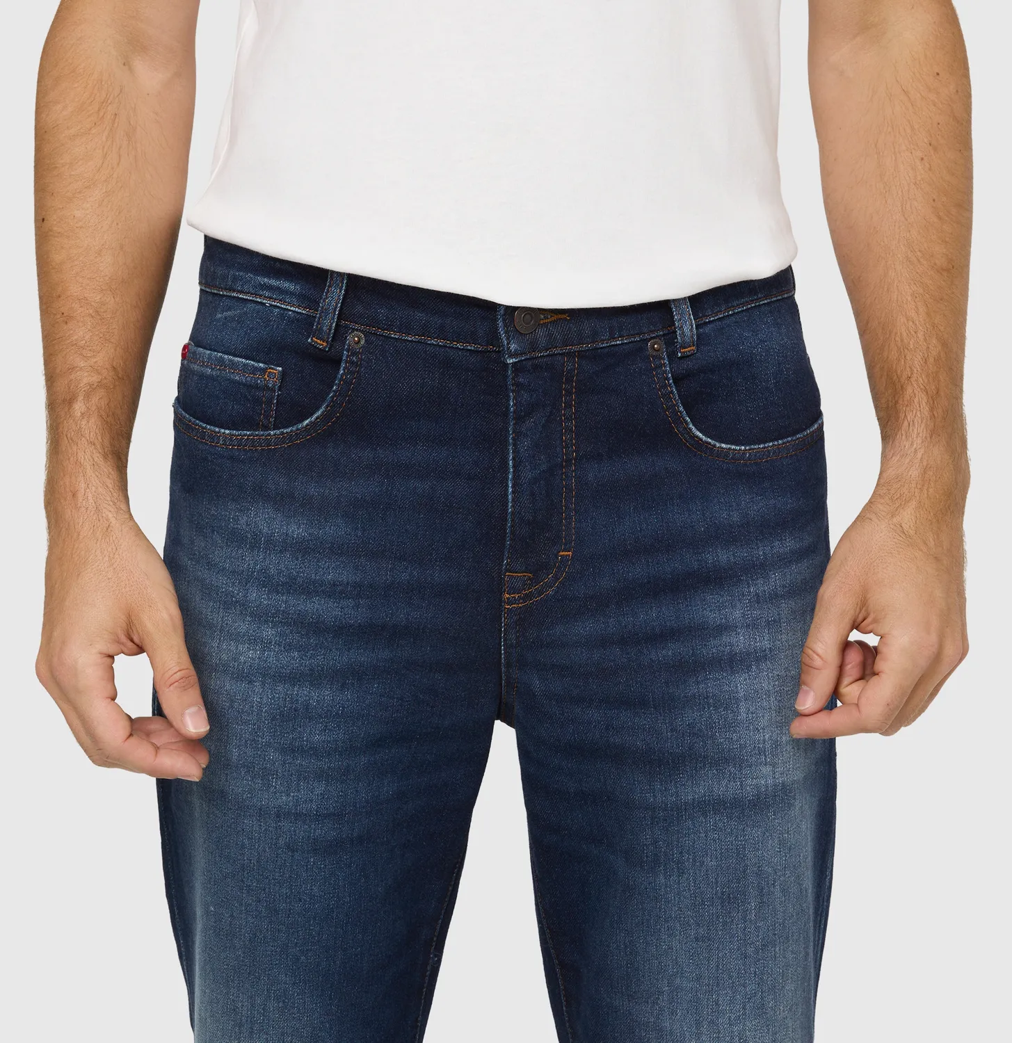 MAC Dan 0770-00-1984L jeans mørkeblå tapered fit