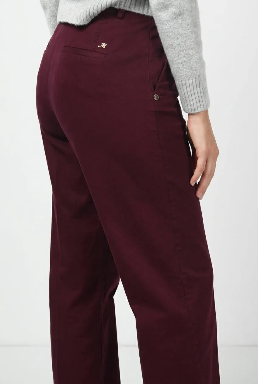Mason's New York Studio chino bukser straight bordeaux