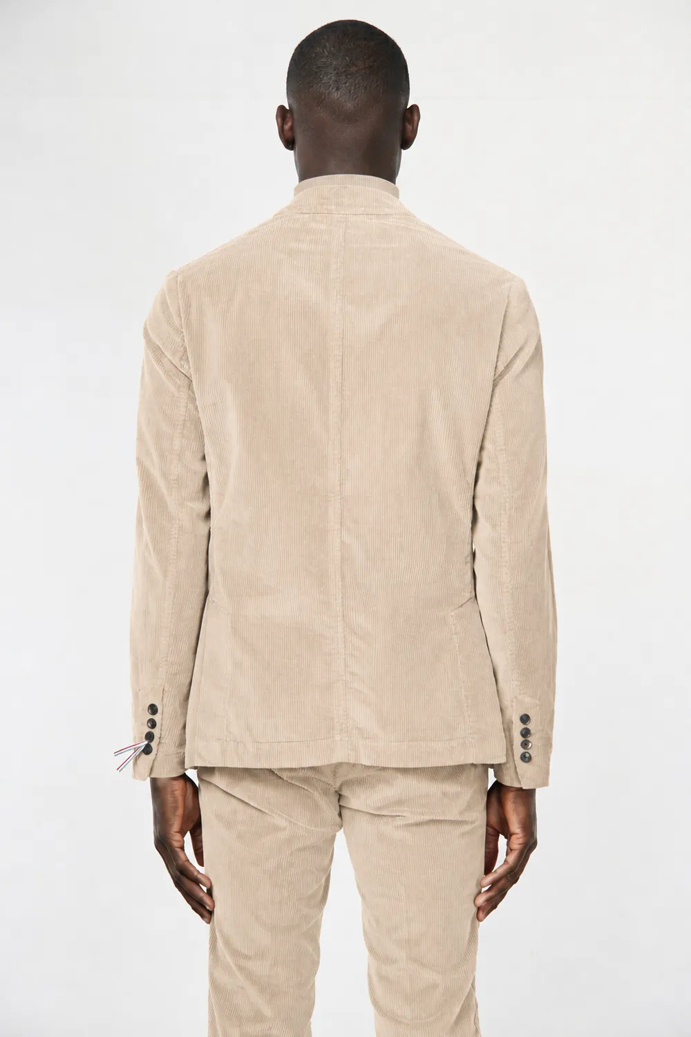 Mason's Tiziano blazer fløjl lysebeige regular