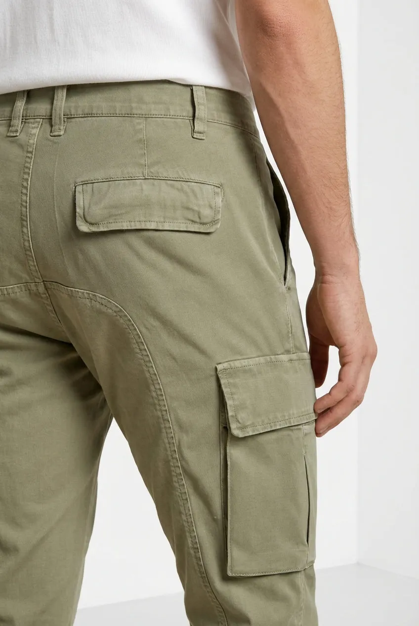 Mason's Chile cargo herre beige stretch satin smal