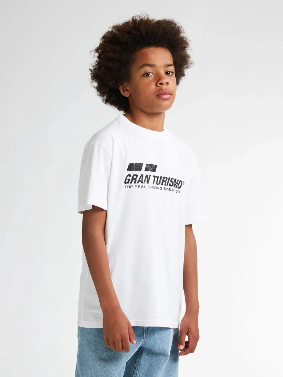 Petrol Industries Gran Turismo Pit Stop t-shirt hvid bomuld