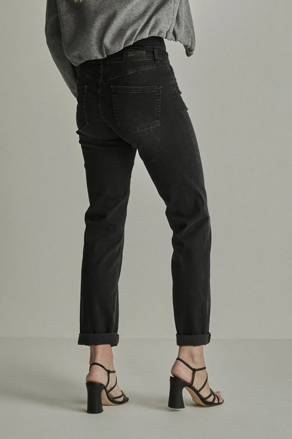 Para Mi Jeans Bobby jeans Used Black løs pasform