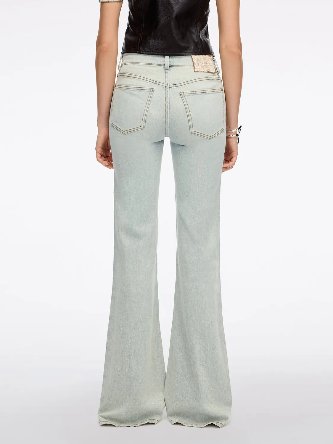 Miss Sixty 6M1JJ16000F20 Flared Jeans Lyseblå Stretch