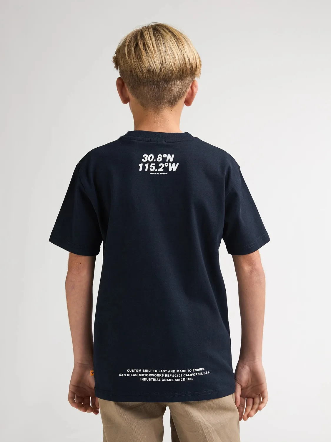 Petrol Industries Bandolera T-shirt drenge navy