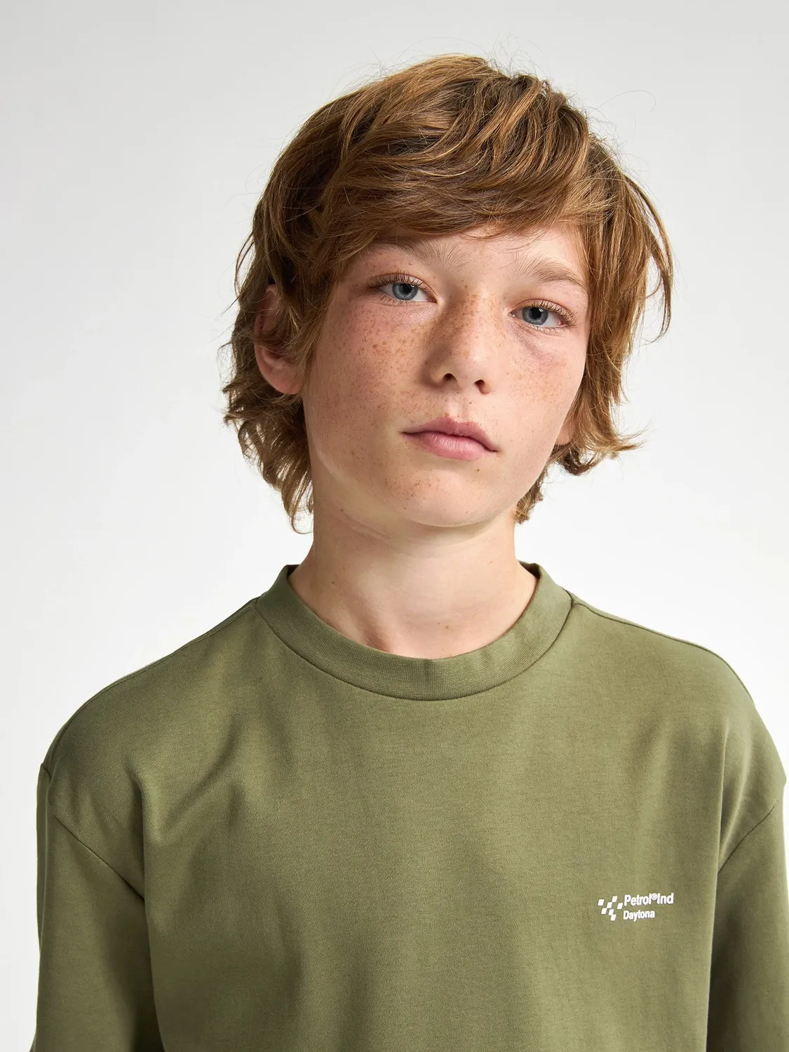 Petrol Industries Flamingview t-shirt dusty army drenge