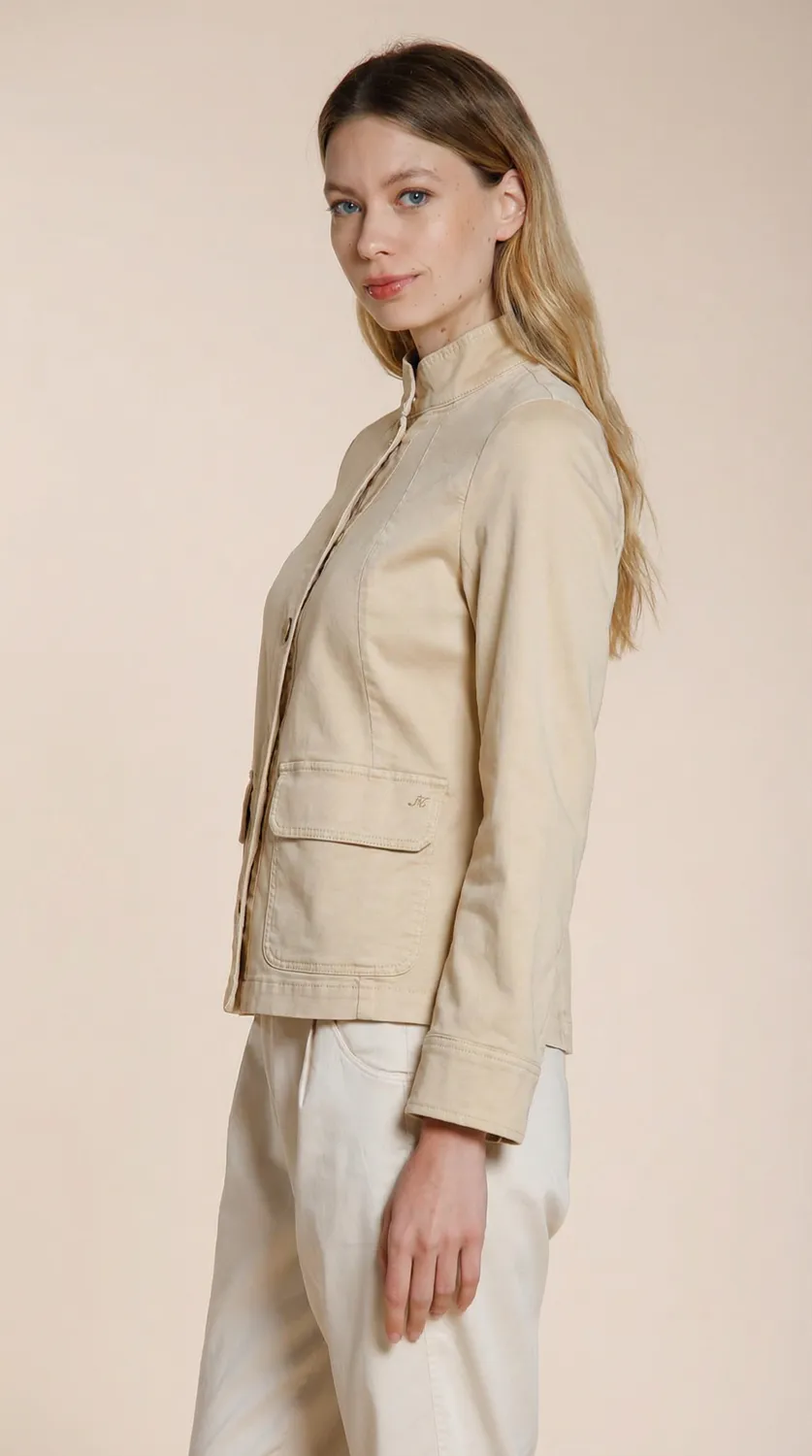 Mason's Karen New jakke beige hør stretch dame