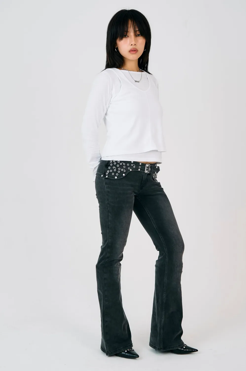 The Ragged Priest Troop Double Layer top hvid