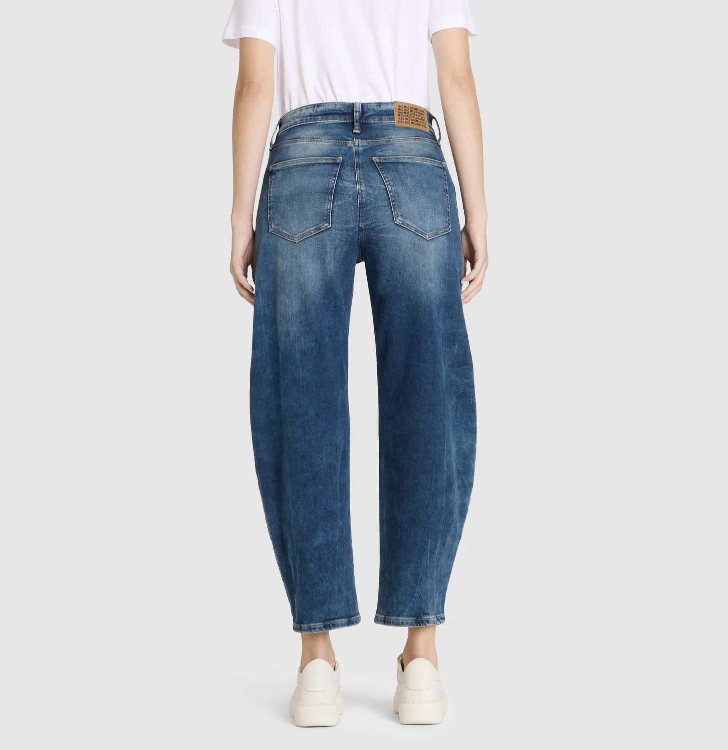 MAC Danni 3110-90-0389L jeans mørkeblå barrel fit