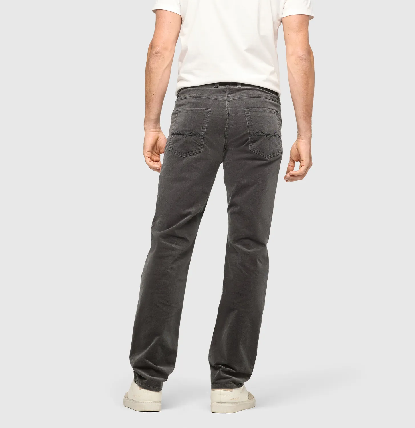 MAC Arne 0501-00-0628 fløjlsbukser grå modern fit