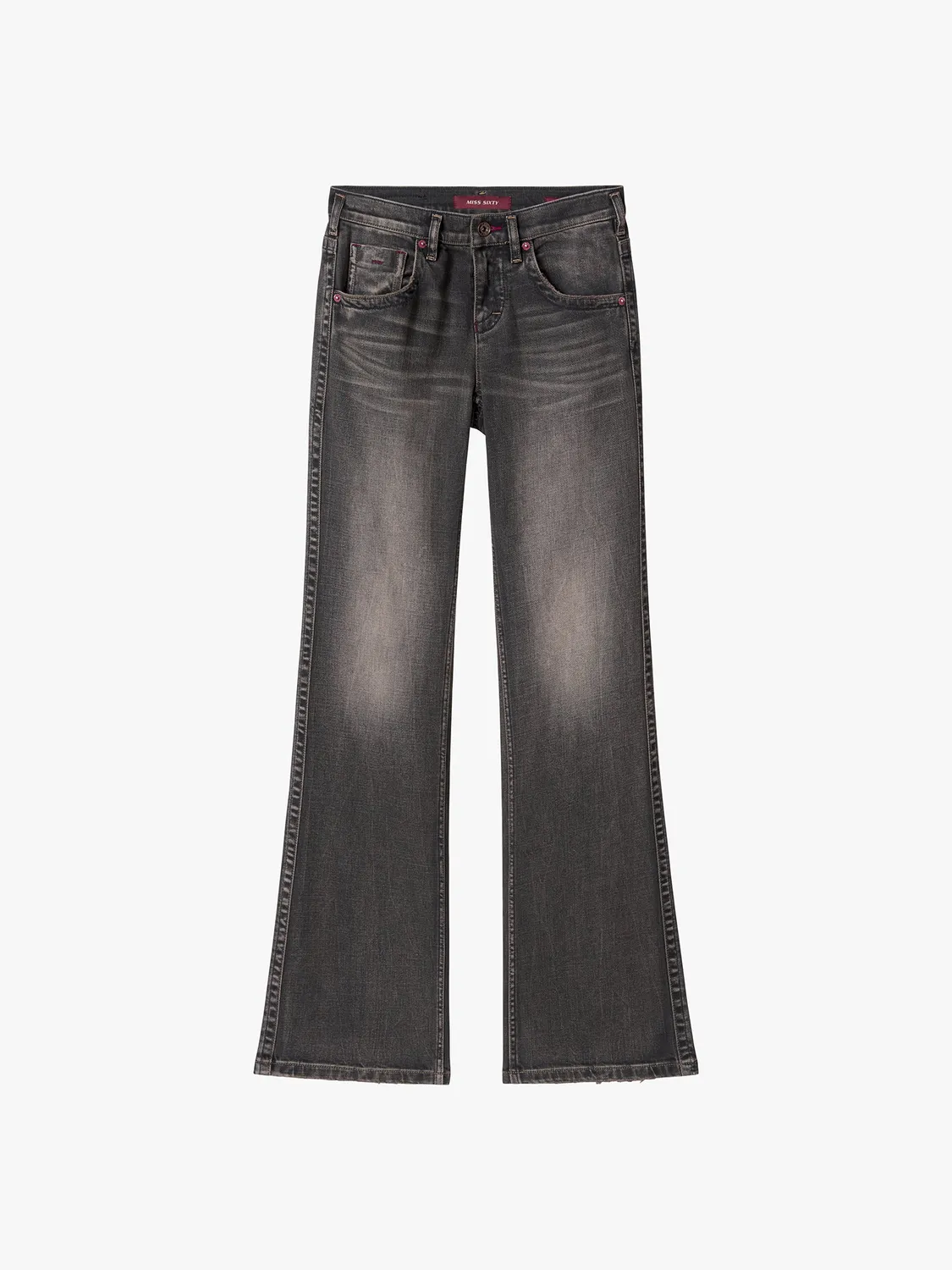 Miss Sixty Tommy flare jeans black fog medium talje