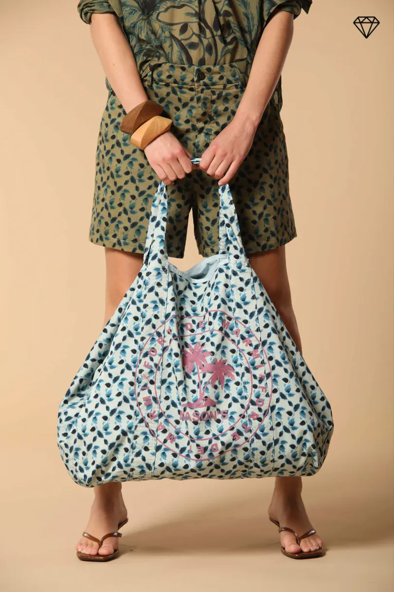 Mason's Bag shopper bladprint bomuld unisex