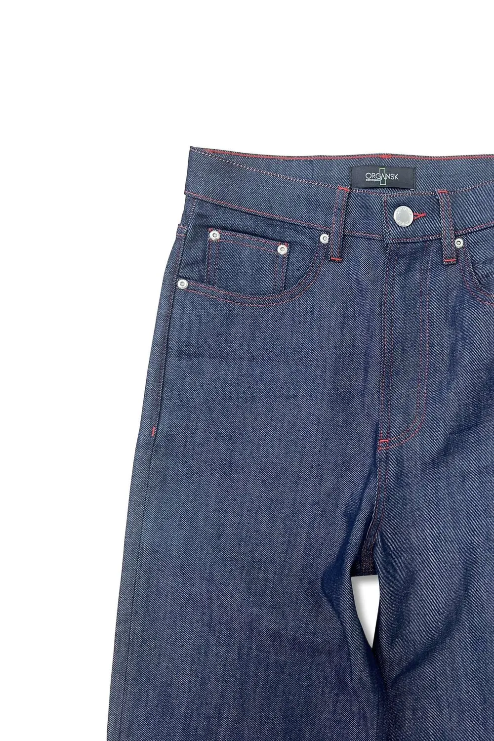 Organsk Wave Highrider jeans ultrahøj talje rå denim