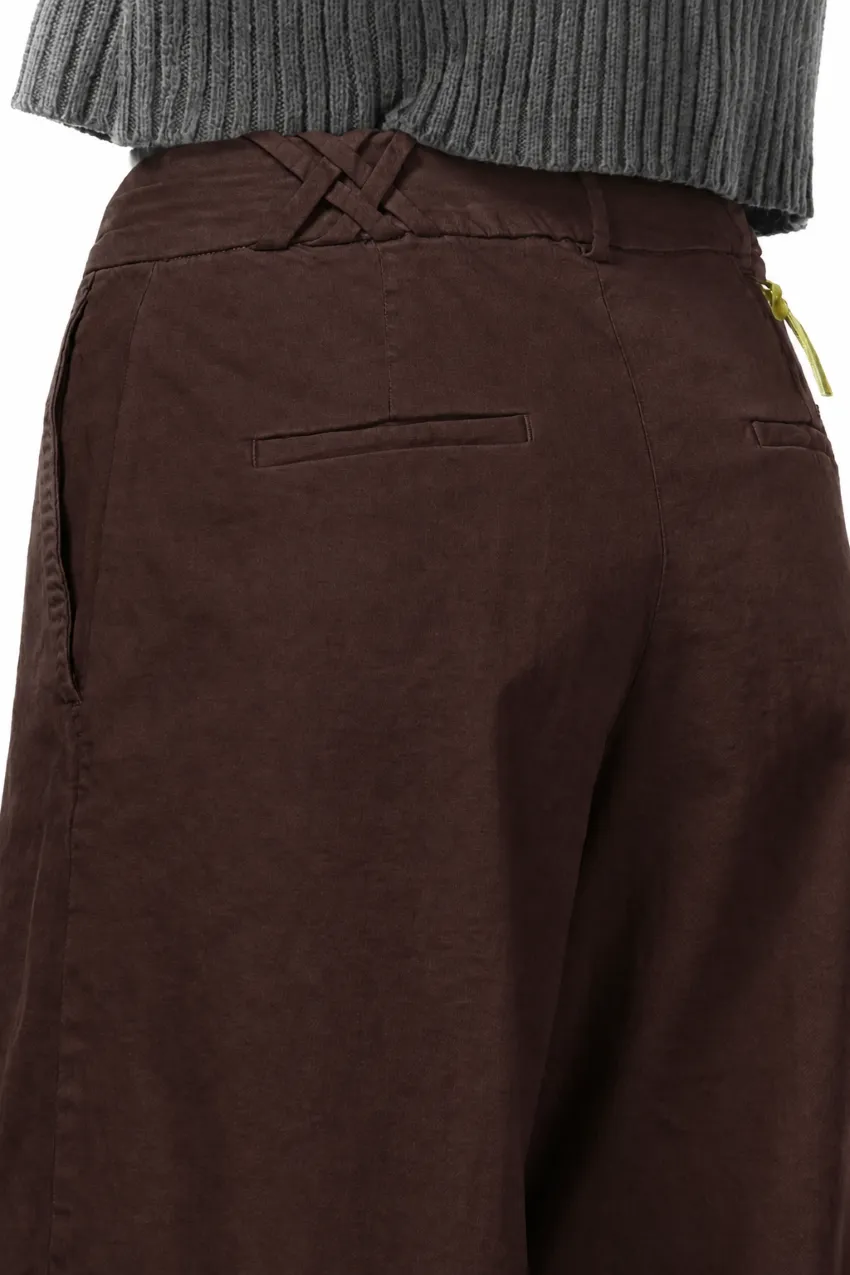 Mason's New York Wide chinos vinrød wide leg