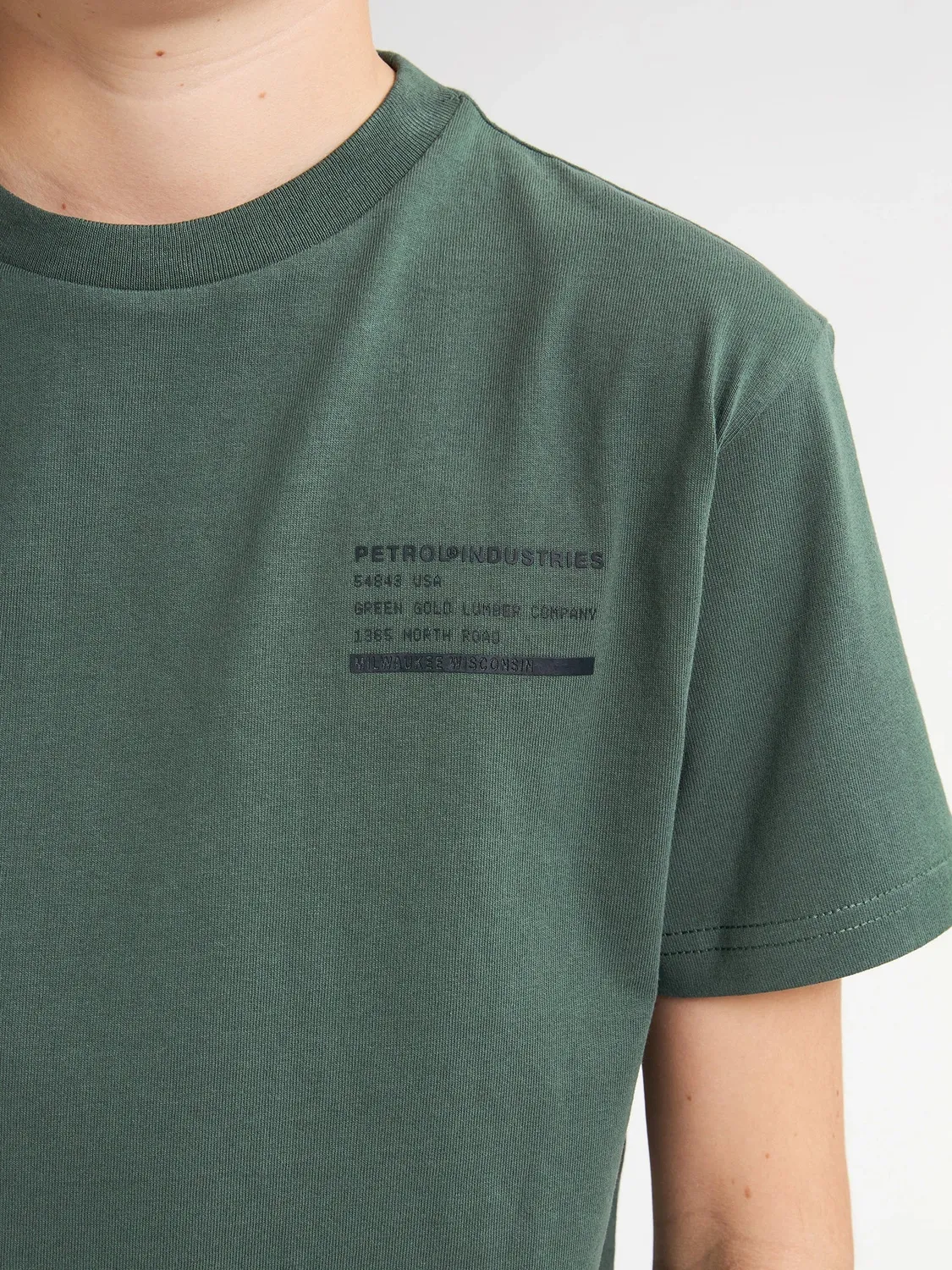 Petrol Industries Acadia T-shirt relaxed lomme