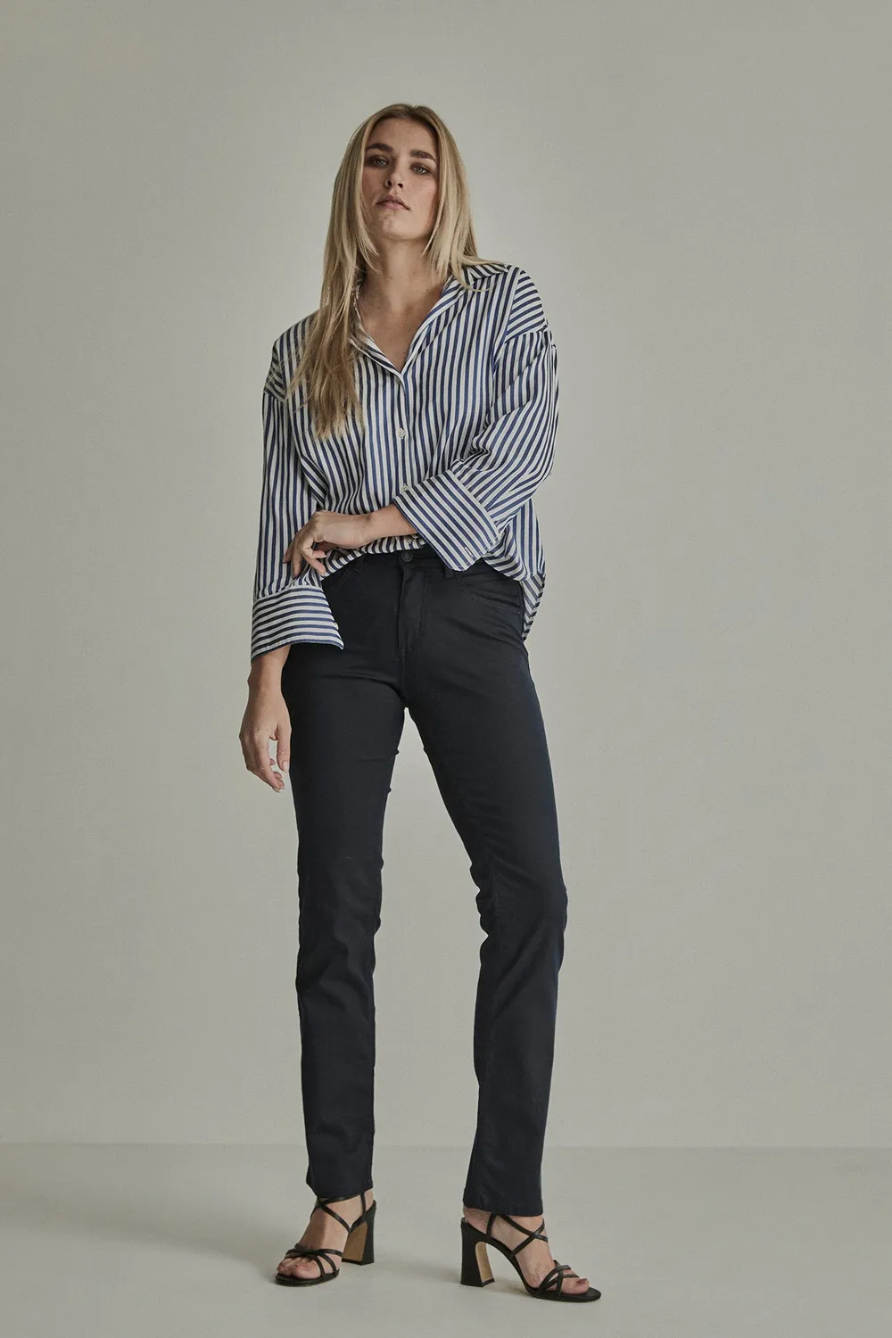 Para Mi Angie bukser Black powerstretch slim