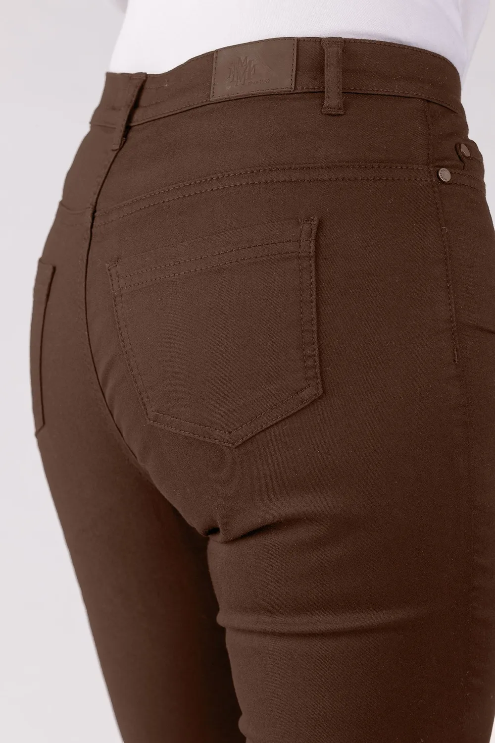 Merrytime Emma Super Slim jeans chocolate torte brun
