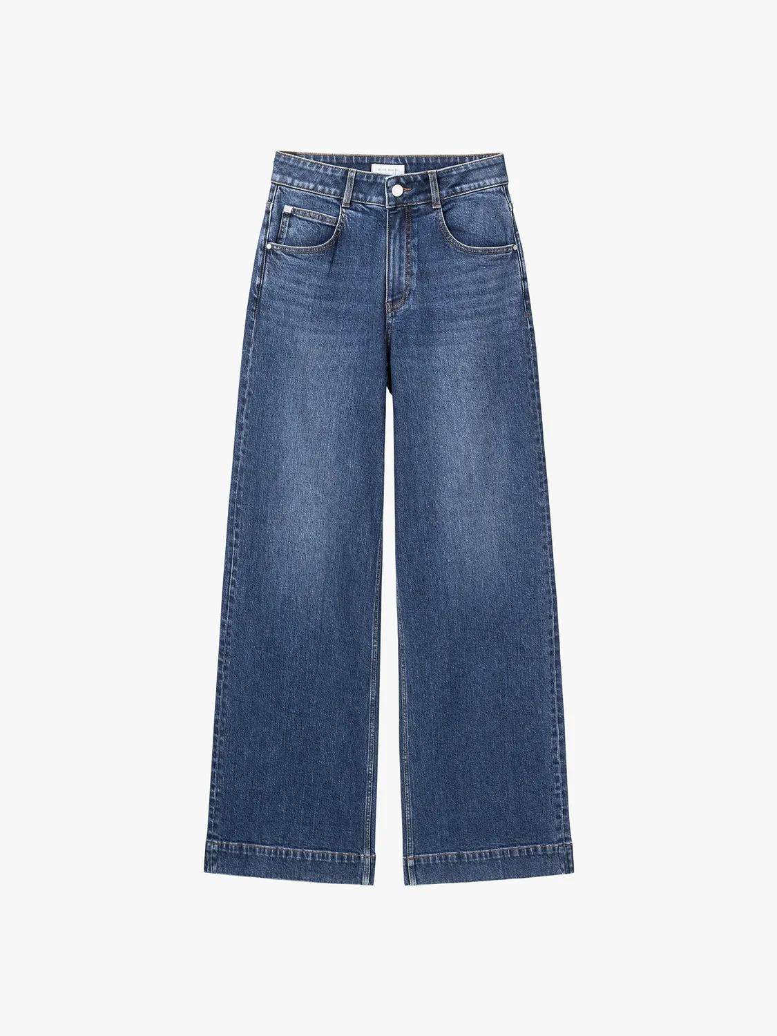 Miss Sixty Wide-Leg jeans mørkeblå løs