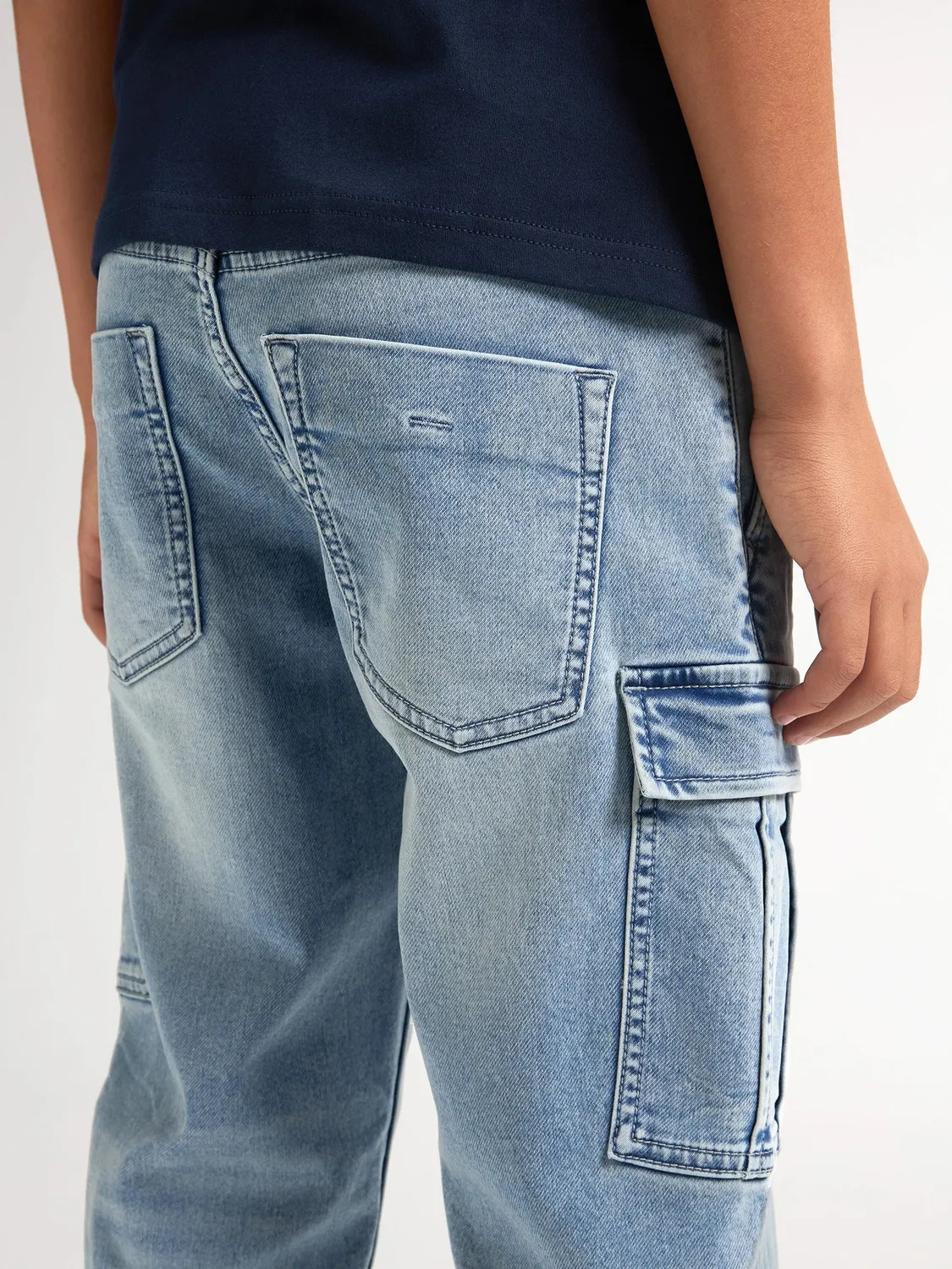 Petrol Industries Torino cargo jeans black stone drenge
