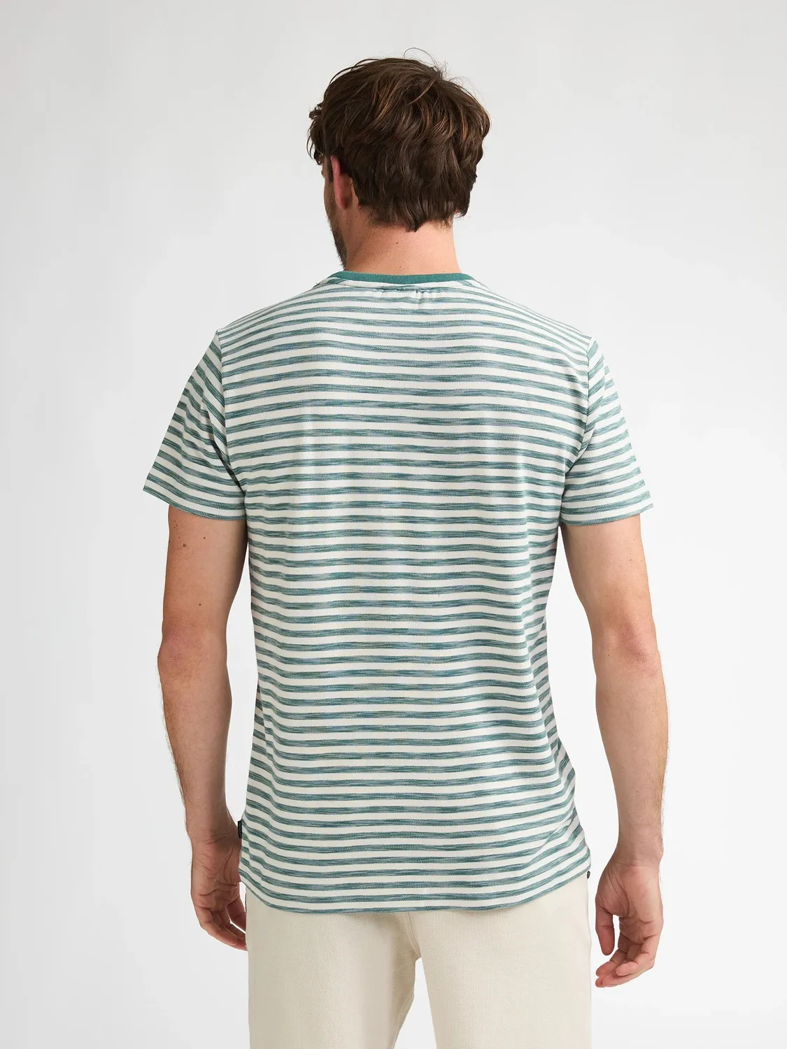 Petrol Industries Ceniza T-shirt stribet stretch regular