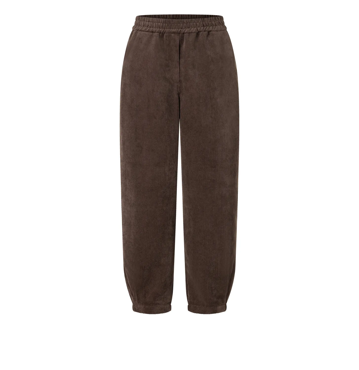 MAC Jeans Eva 2.3 tapered fløjlsbukser brun