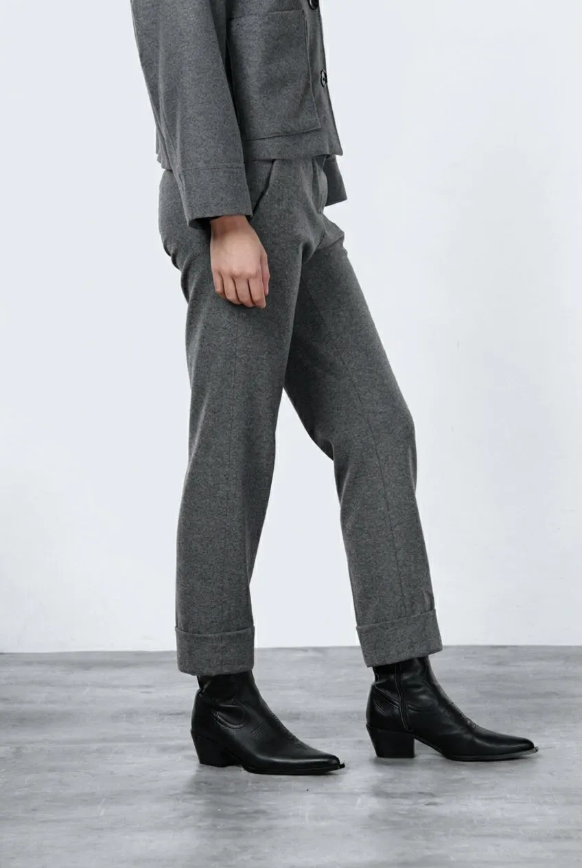 Mason's New York Carrot chinos mørkegrå jersey