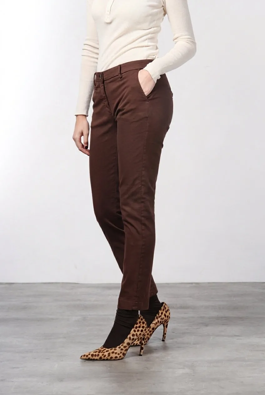 Mason's New York Slim chino bukser vinrød slim