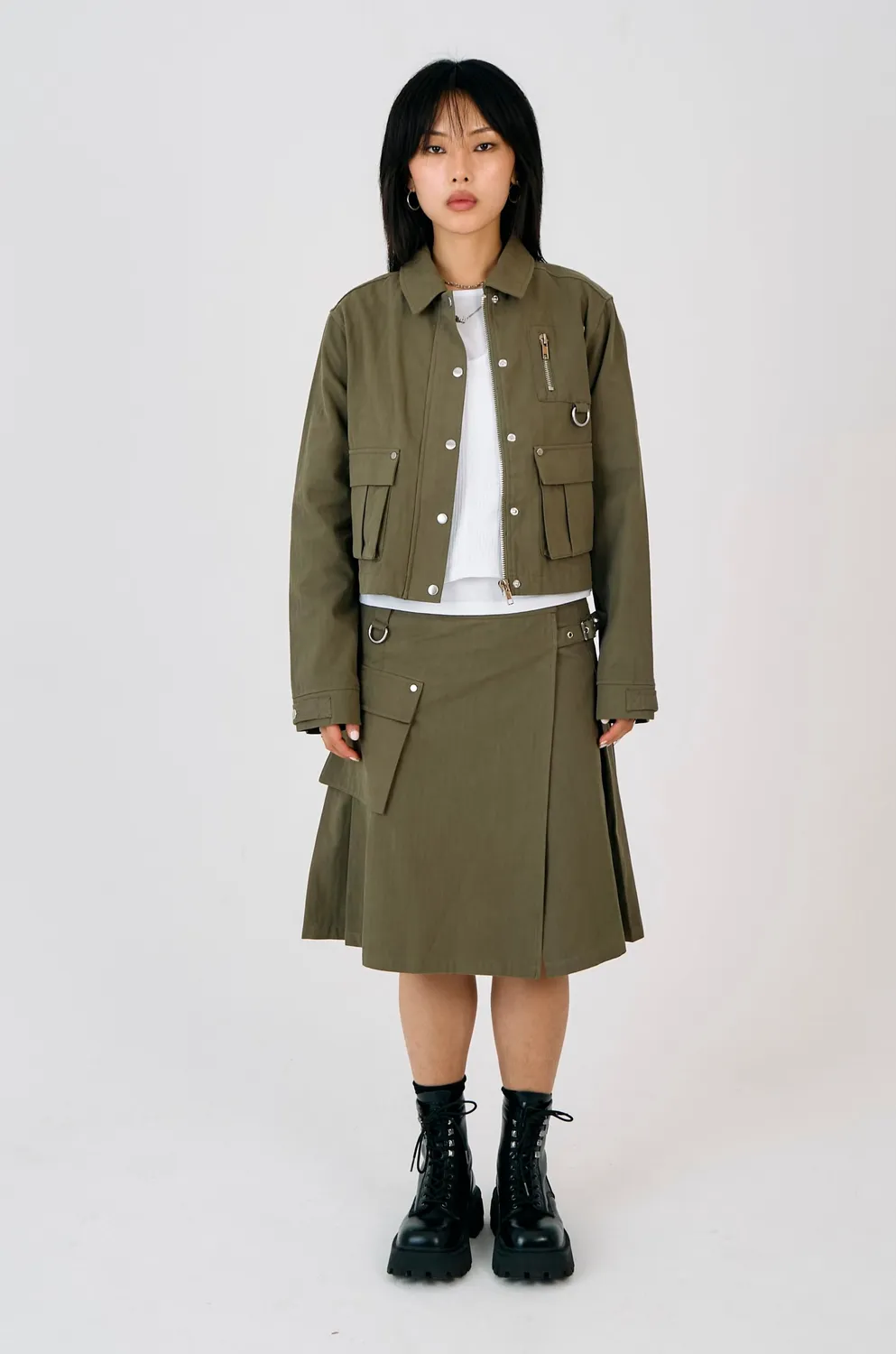 The Ragged Priest Corps jakke khaki utility
