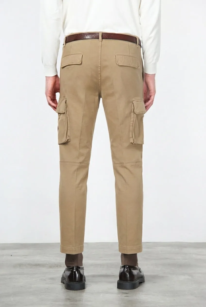 Mason's Chile cargobukser mørk beige modal regular