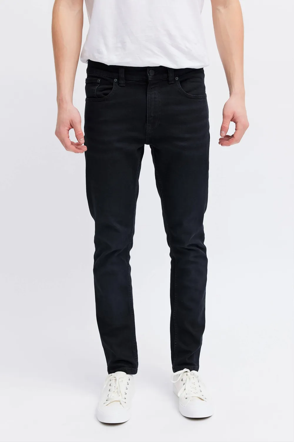 Organsk Atmosphere Black Rock jeans sort stretch