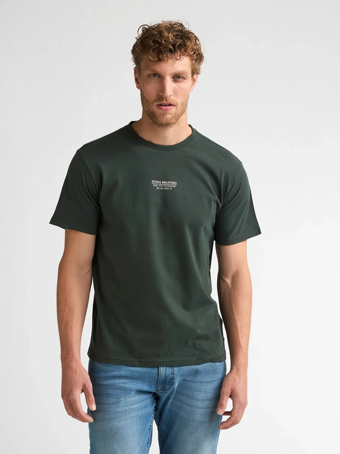 Petrol Industries Foster T-shirt royal navy bomuld