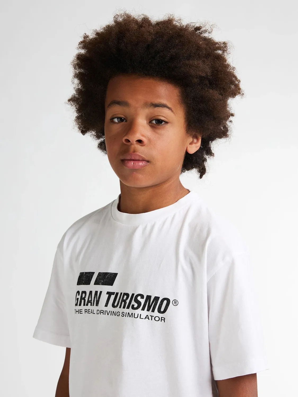 Petrol Industries Gran Turismo Pit Stop t-shirt hvid bomuld