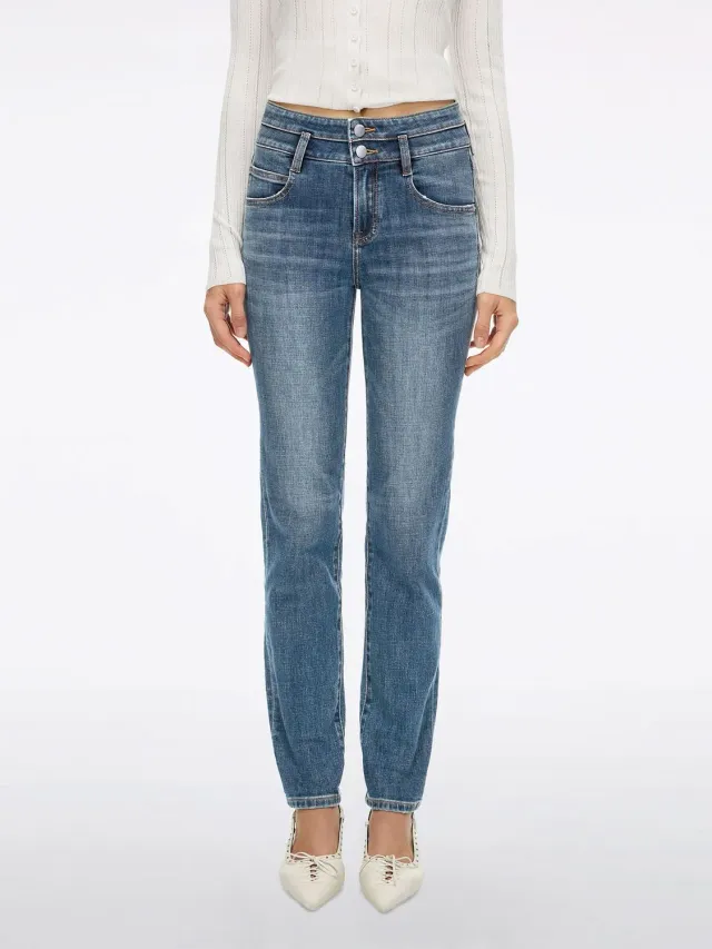 Miss Sixty skinny jeans mellemblå stretch