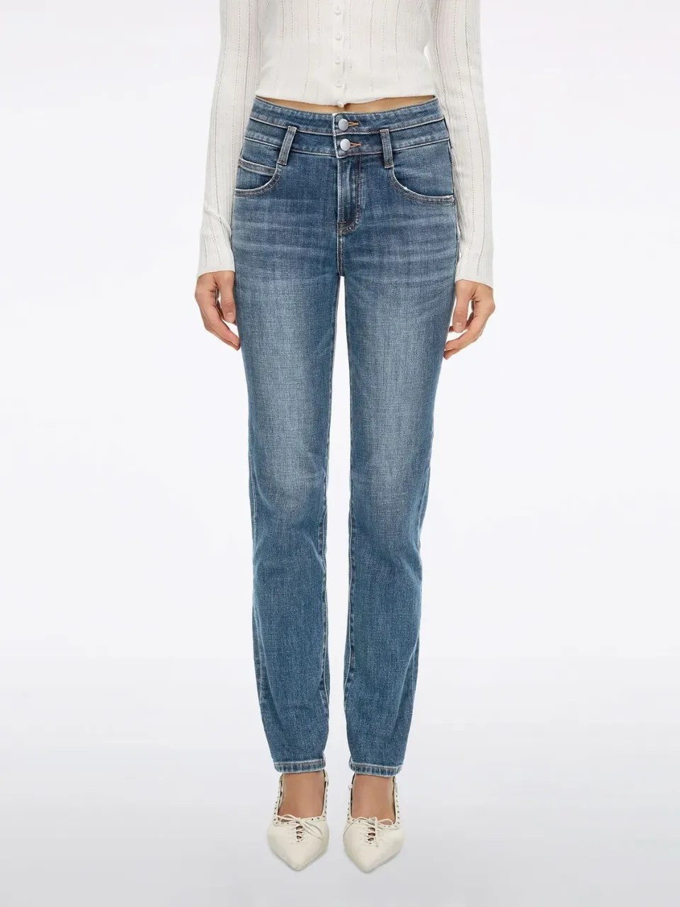 Miss Sixty skinny jeans mellemblå stretch