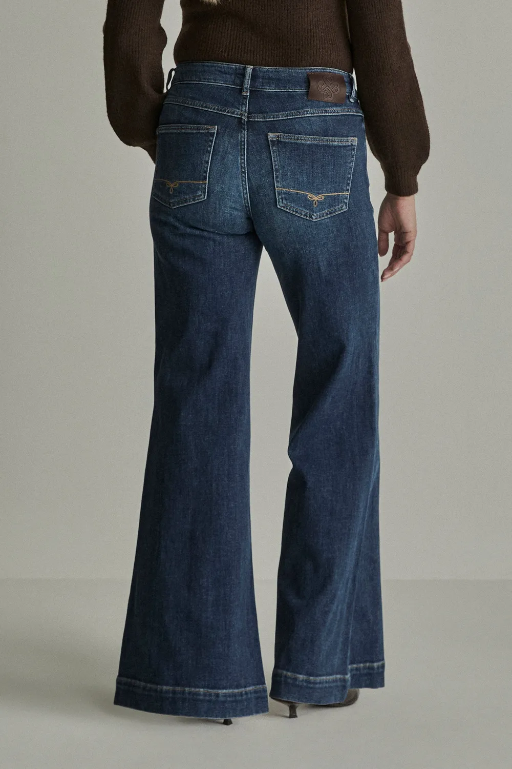 Para Mi Sharon jeans Drift Blue høj talje