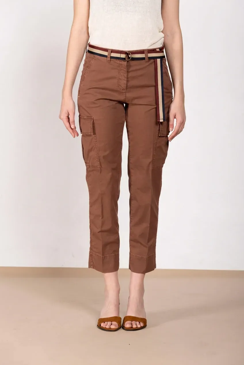 Mason's Marlene Cargo cargobukser brun stretch
