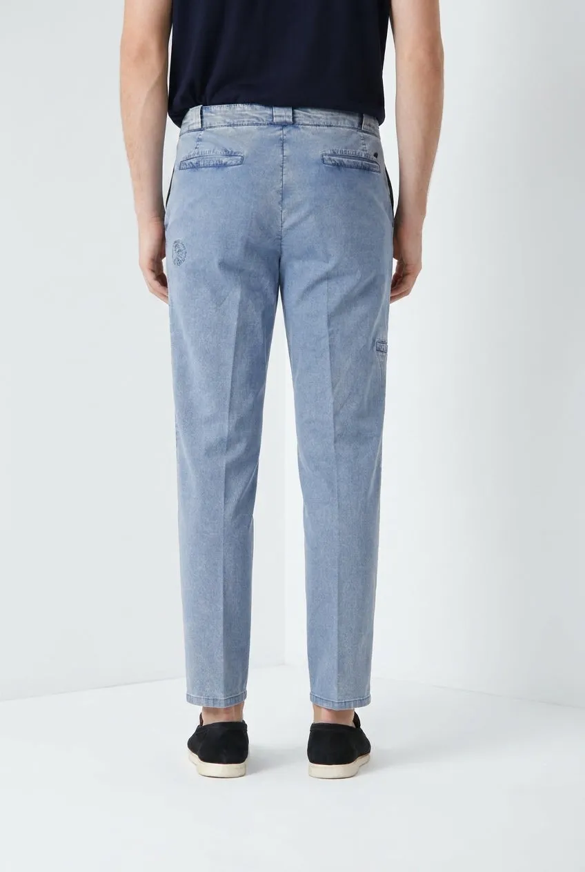 Mason's Madison M74 chinos indigo carrot fit